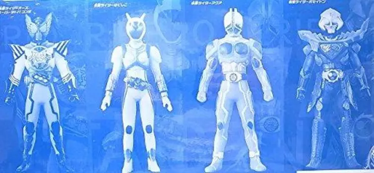 Kamen Rider Hero Series MX - набор для фильма Taisen (4шт) (Мягкий винил) от Bandai