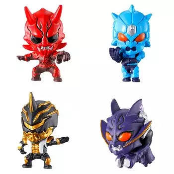 Kamen Rider Imagine Hug Cot x Все 4 типа, полный комплект Gacha Gacha Capsule Toy Den-O