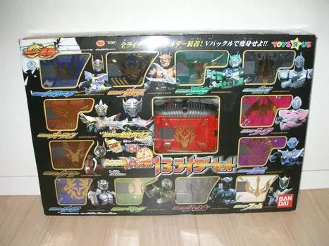 Kamen Rider Ryuki Toys R Us Limited Transformation Belt V Buckle 13 Rider Set