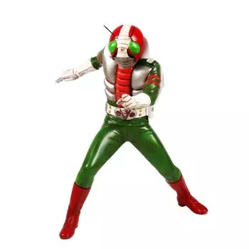 Kamen Rider V3 Soft Vinyl Kit Reprint Edition Scale Soft Vinyl неокрашенный сборочный комплект 1/8 1/8 зелёный