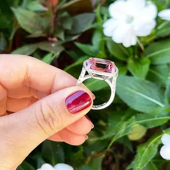 Камень Зултанит 925К меняет цвет в течение дня, серебряное кольцо с султанитом, серебряное кольцо с камнем, меняющим цвет