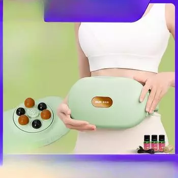 Каменный инструмент для разминания живота, автоматический домашний артефакт для растирания живота, прижигание кала, нагревательный массажер для желудочно-кишечного тракта и живота