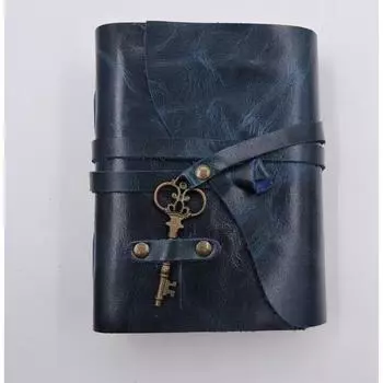 Каменный кожаный журнал ручной работы, винтажный антикварный альбом для рисования с краями, подарок 7 x 5 in