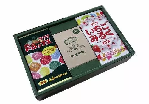 Камеяма Ретро Подарок B Коллаборация Благовония Sakuma Кондитерские изделия Sakuma Капли Клубничное Молоко 10-минутная Свеча & +