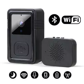 Камера Беспроводной Домофон Голосовой Изменение Двери WIFI Видео Дверной Звонок Двусторонний HD Дверной Звонок Ночное Видение Для Дома Умный Дом Безопасность