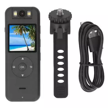 Камера для кошачьего ошейника с вращением на 180 градусов, ночное видение, запись видео 4K HD, камера для отслеживания Wi-Fi на ошейнике для собак