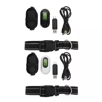 Камера для ошейника для домашних животных 1080P с задним зажимом, регулируемым углом обзора, Wi-Fi, беспроводной ошейник для отслеживания собак, действие Came Black 64GB