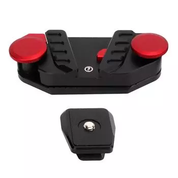 Камера поясная пряжка V-образное крепление дизайн быстросъемный алюминиевый сплав камера ремень зажим для наружного использования