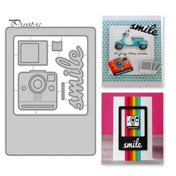 Камера резки штампы DIY скрапбук тиснение бумажные карты альбом ремесло перфоратор трафарет серебряный