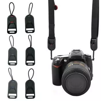 Камера с быстросъемной пряжкой, регулируемый ремень, грузоподъемность 20 кг, видеокамера для быстрой фиксации темно-серого