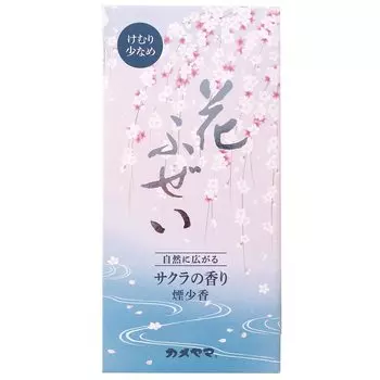 Kameyama Hanafuzei Cherry Blossom Smoke Incense 100g Incense Stick Low Smoke Approx.