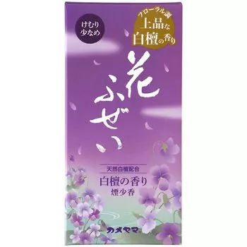 Kameyama Hanafuzei Purple Smoky Incense 100g Incense Stick Low Smoke Approx.