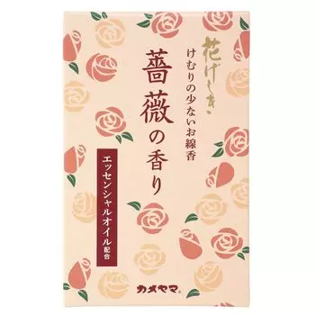 Kameyama Hanageshiki Rose Scent Mini Size 50g Incense Stick Low Smoke Approx.