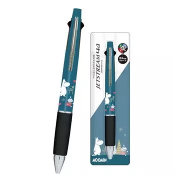 Kami 304757 in Jetstream ballpoint pen and mechanical pencil [Made Japan] [Moomin] [Moomin] 4-color [Holiday] [My] [Little My] [Anime] [Character]