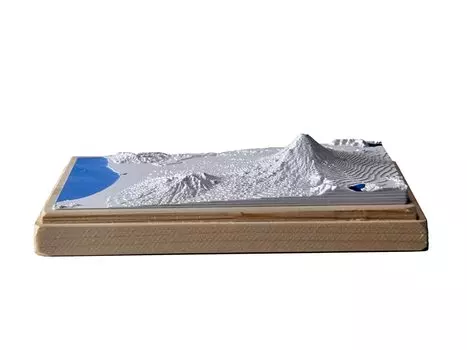 Kamidake Fuji Mt. (white model) 1/350,000 (kit)