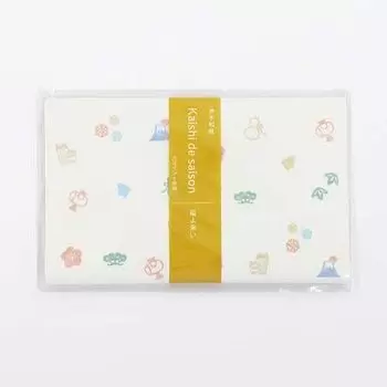 Kamiiso SAIEN Kaishi de saison Good Luck 175мм x 145мм 20 шт. №3029