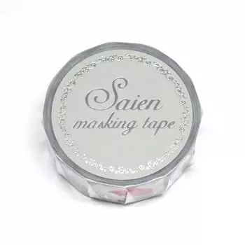 Kamiiso Sansho Domestic Washi Masking Tape in x 7m Winter Rain Made Japan15mm SAIENUR-3049