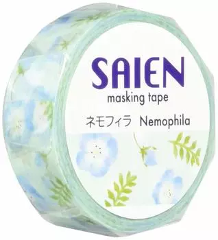 Kamiiso Sansho Masking Tape Nemophila 15mm x 10m UR-0022
