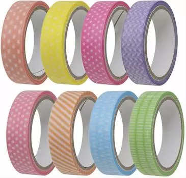 Kamiiso Sansho японская малярная лента SAIEN 10 мм серия 8 шт набор ширина 1 см рулон 4 м