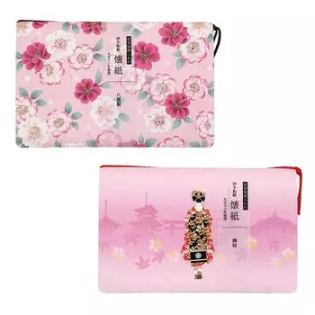 Kamiiso Sansho Сделано в Японии Кимоно Beauty Kaishi с футляром, набор из 2 предметов (Яэдзакура/Майко)