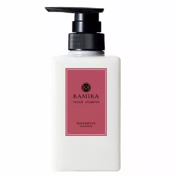 KAMIKA Крем-шампунь увлажняющий восстанавливающий для поврежденных волос Beautiful 400 г лимитированная упаковка с ароматом розового дерева [все в одном для волос] и [1 флакон]