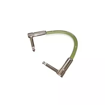 KAMINARI GUITARS Guitar Shield Electric Bass Patch Cable2 15cm Nightingale [Moss Green] K-BPC2-15LL