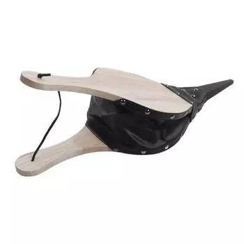 Каминный мех ручной работы прочный массив дерева жаропрочный кожаный широко используемый воздуходув для огня