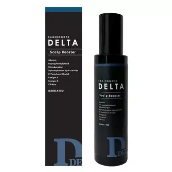 Kaminomoto Delta Scalp Booster 150mL Hair growth agent for men Zinc 8 active ingredients Thinning hair Hair loss Quasi-drug