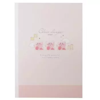 Kamio Japan Cross Note B5 Ruled Made in Japan Kirby of the 6.5mm (301806 Stars/Clear dance)