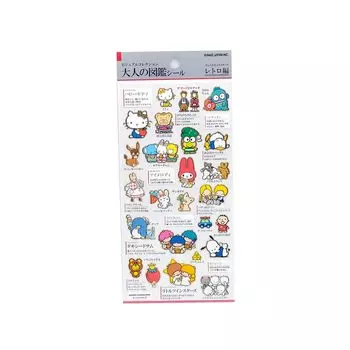 Kamio Japan Seal Взрослая иллюстрированная книга Seal Sanrio Персонажи Ретро 206184