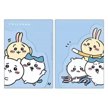 Kamiojapan Chiikawa A4 Charapoke Прозрачный [Файл с карманами] Файл/Накаёси