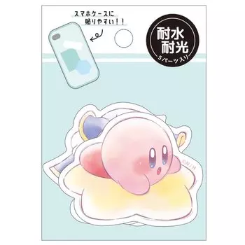 Kamiojapan Kirby of the Stars Mini Deco Collage Friends [Flake Seal] Seal/Kirby &