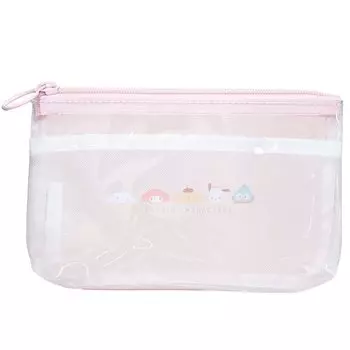 Kamiojapan Sanrio Персонажи Прозрачный плоский мешочек для ручек Sanrio [Чехол для ручек]