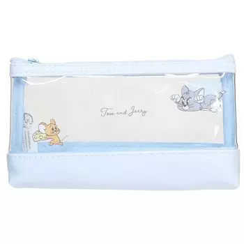 Kamiojapan Tom and Jerry Synthetic Leather Clear Pencil Battle Warner [Pen Pouch] Case/Frenemy Bros.