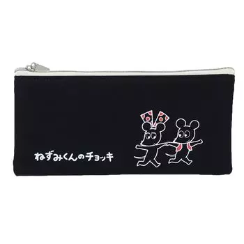 Kamiojapan waistcoat flat pen pouch and Mouse-kun s Mouse-kun Nemi-chan