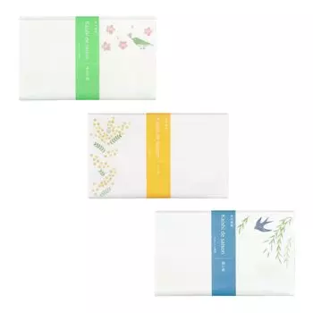 Kamiso Sansho Kaishi комплект Kaishi de saison Ива и Ласточка x 1 x см 78000060 3 предм. (Весенняя птица, Мимоза, каждая) приблизительно. 17,5 14,5