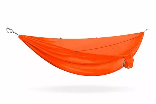 KAMMOK Lou Double Amber Orange Hammock for 2 People Waterproof Quick Dry Storage Bag Camping Outdoor KM5003EO Genuine (Japanese Product)