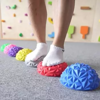 Камни для ходьбы для детей, балансировочные мячи, полусферы, массажные мячи для фитнеса, гимнастики, сенсорные игрушки, спортивные игры