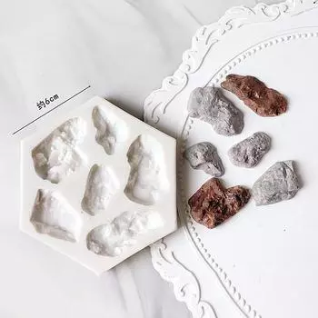 Камни силиконовые формы DIY помадка торт украшения инструменты Sugarcraft шоколад мастика форма кухонный инструмент для выпечки