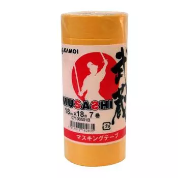Kamoi Kakoshi Kamoi Masking Tape Musashi 7 rolls 18mm x 18M