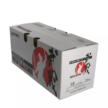 Kamoi Kakoshi Лента для маскировки автомобиля Kamoi 18мм х 18м 70 рулонов Musashi жёлтый