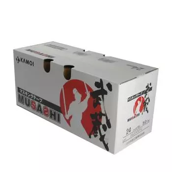 Kamoi Kakoshi Лента для маскировки автомобиля Kamoi 24мм х 18М 50 рулонов Musashi жёлтый