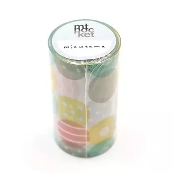 Kamoi Kakoshi Masking Tape 22summer New Pattern mt pocket mizutama Various 75mmx5m (MTPOCT019)