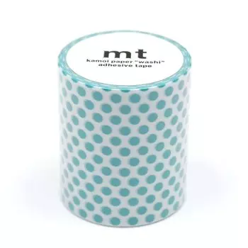 Kamoi Kakoshi Masking Tape mt Dot Soda 50mm x 7m MT5W363