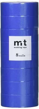 Kamoi Kakoshi mt masking tape 8P width 15mm x 7m 197 Ruri MT08P197R