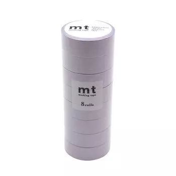 Kamoi Kakoshi mt Masking Tape 8P Width 15mm x 7m 493 Pastel Lavender MT08P493