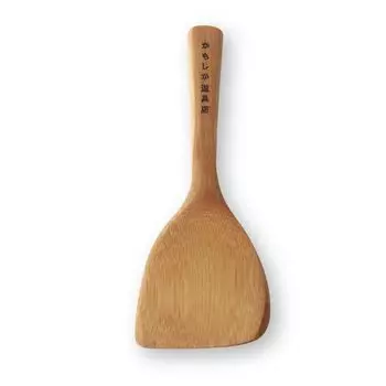 Kamoshika Doguten Miso Spatula Made in Japan Wooden Bamboo 6 x 18 cm Easy to hold