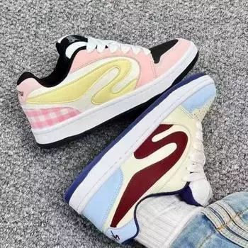 Кампус Хэллоуин осень и зима пара мандаринок хлебные туфли универсальные студенческие повседневные износостойкие туфли на низком каблуке 35