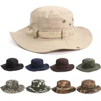Камуфляжная кепка Boonie Hat, кепки, камуфляжная мужская кепка для спорта на открытом воздухе, солнцезащитная кепка для рыбалки, пешего туризма, охоты в джунглях, шапки