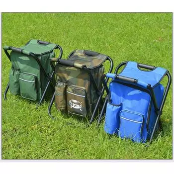 Камуфляжная сумка на сиденье для рыбалки, мужской портативный уличный камуфляжный складной стул, рюкзак, аксессуары для кемпинга и рыбалки 20L камуфляжный